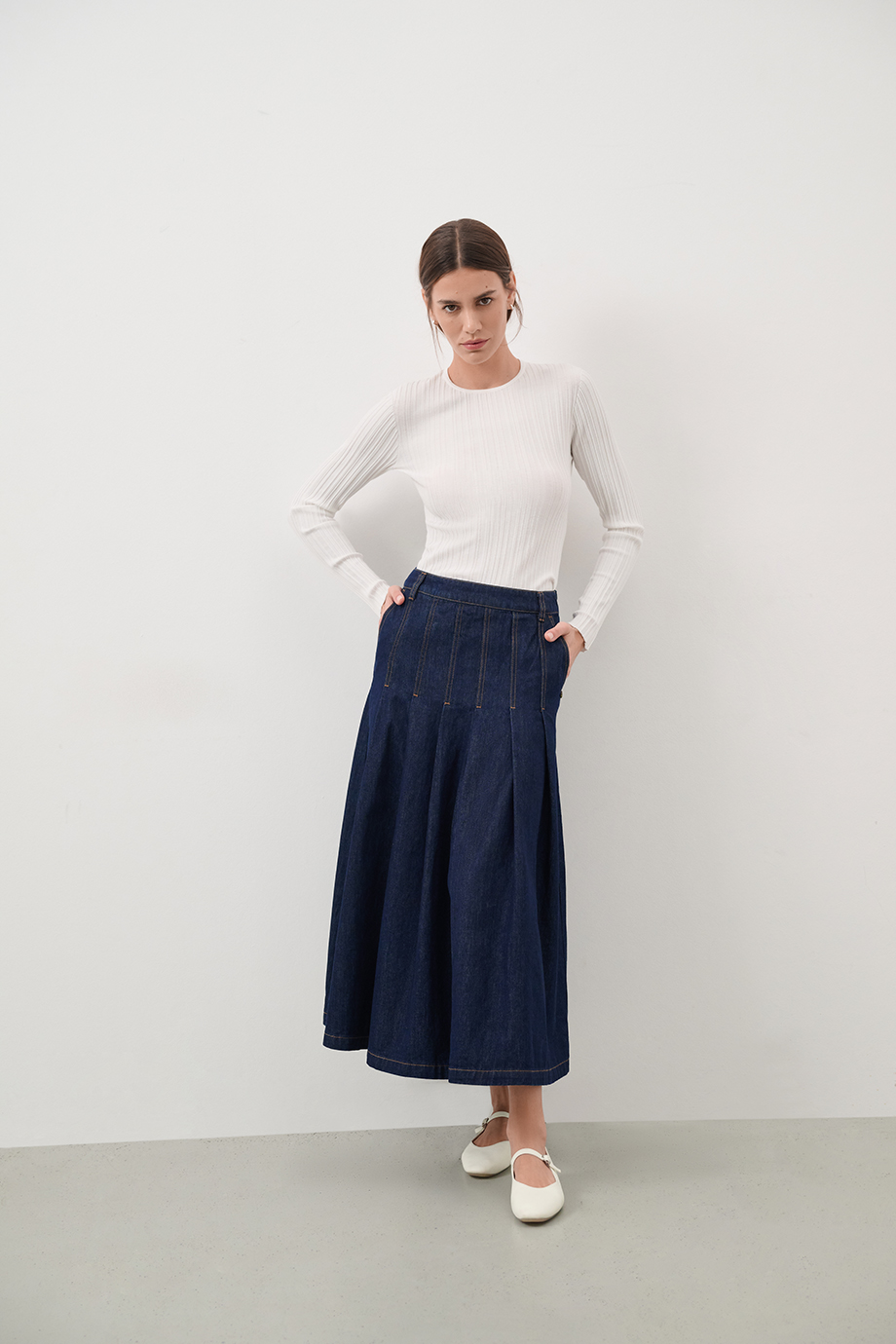 Джинсовая юбка