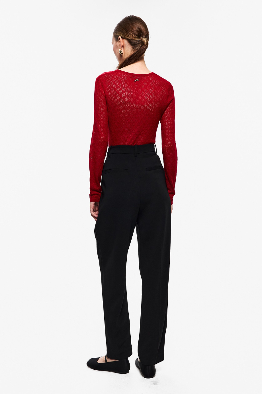 Брюки зауженного кроя