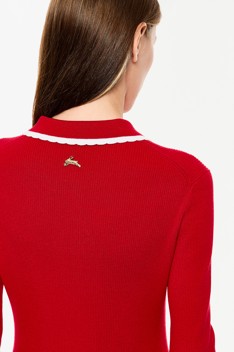 Джемпер-поло с вышивкой