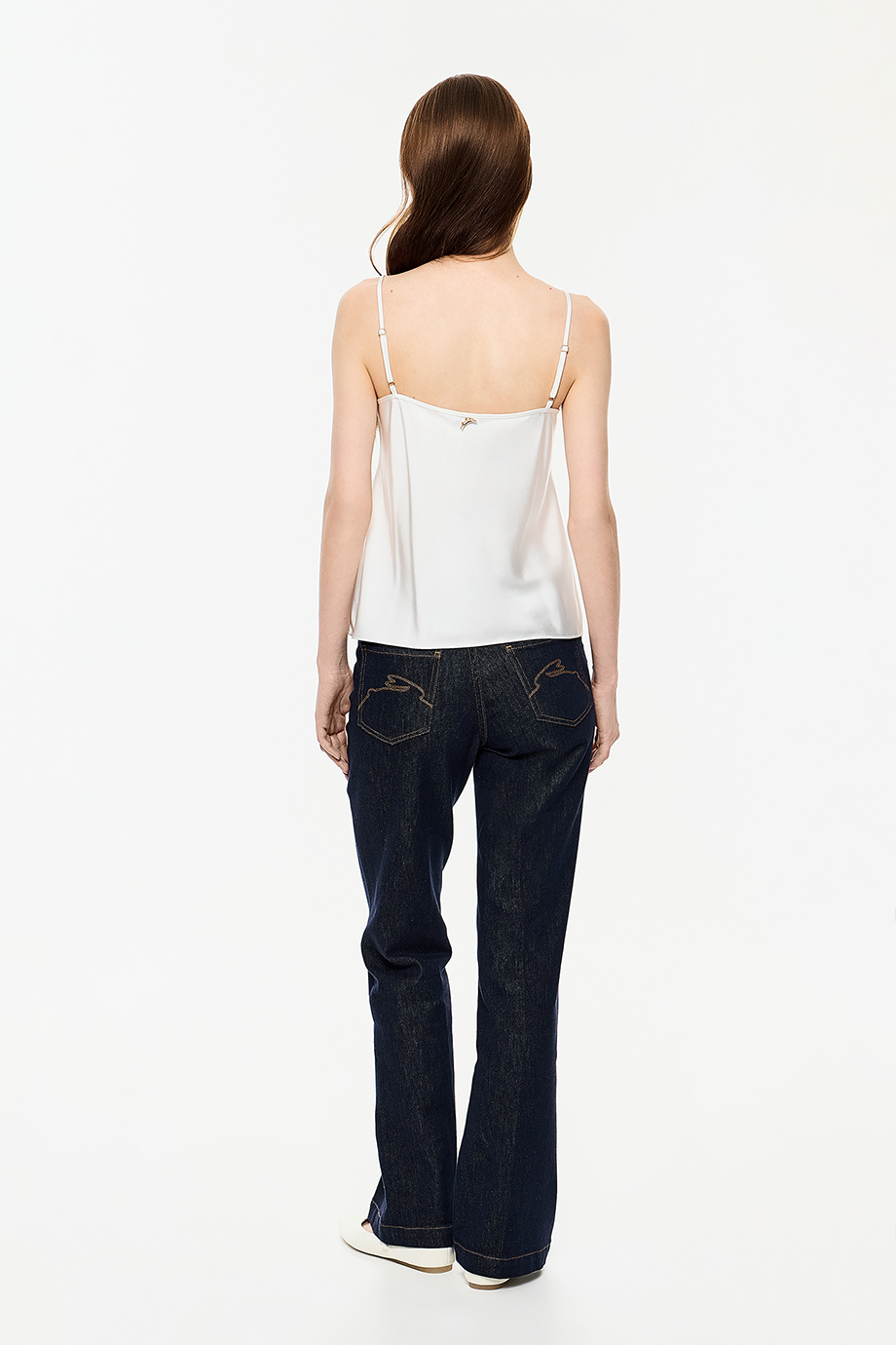 Атласный топ