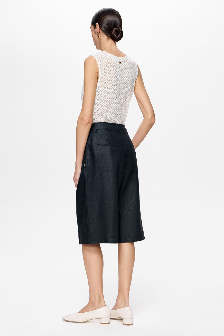 Льняные шорты