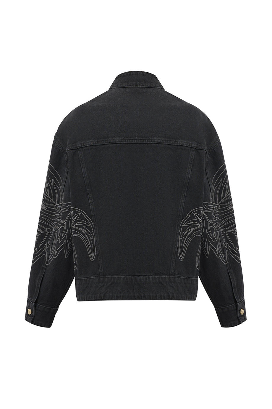 Джинсовая куртка с вышивкой