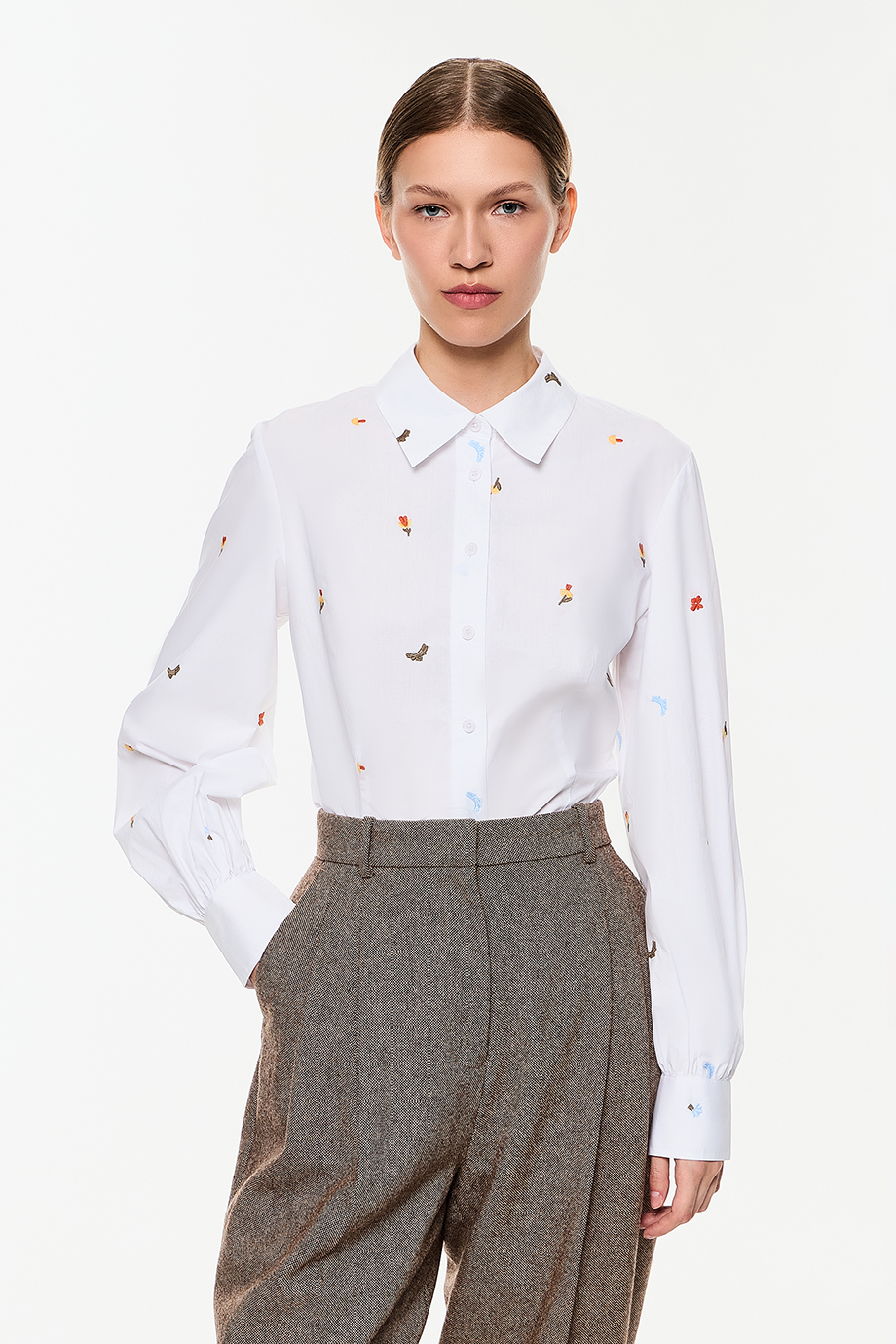 Шерстяные брюки