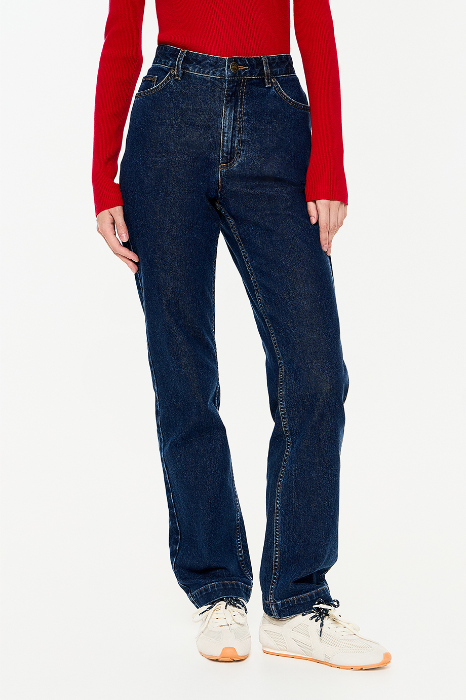 Джинсы прямого кроя