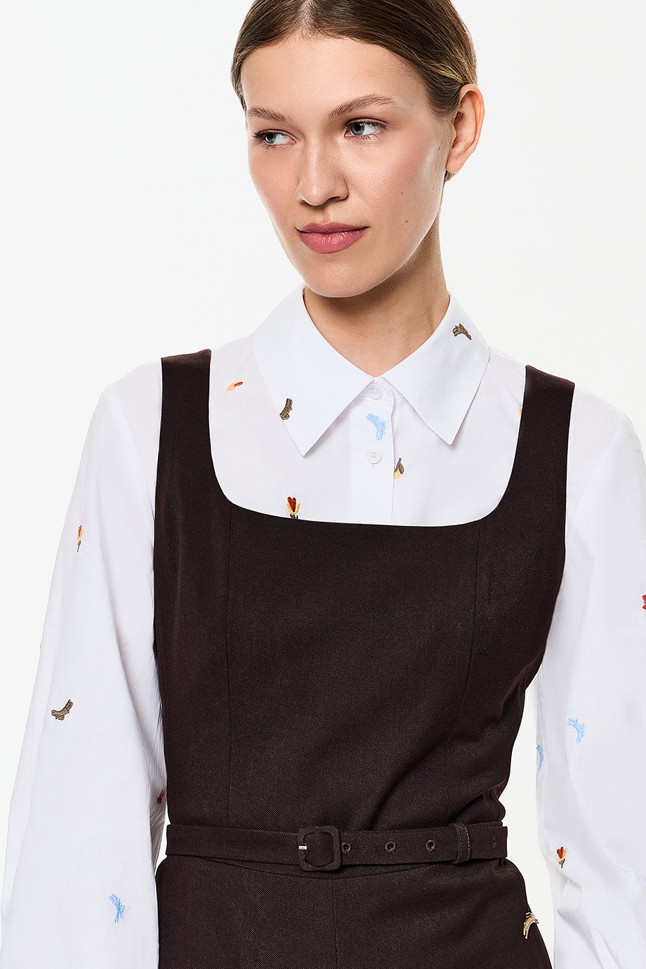 Сарафан с поясом