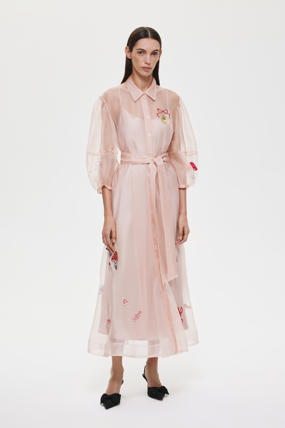 Шелковое платье