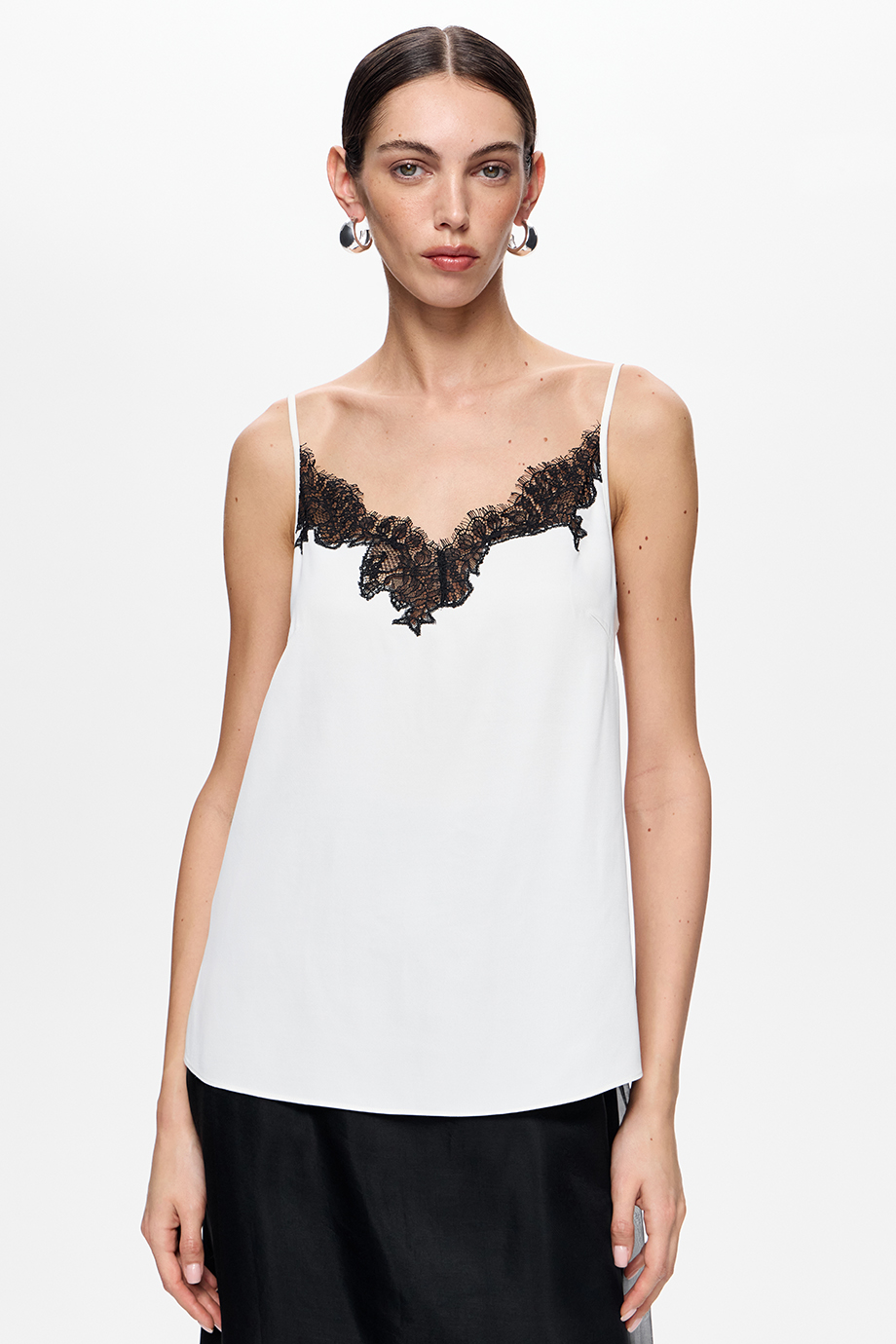 Топ с кружевом