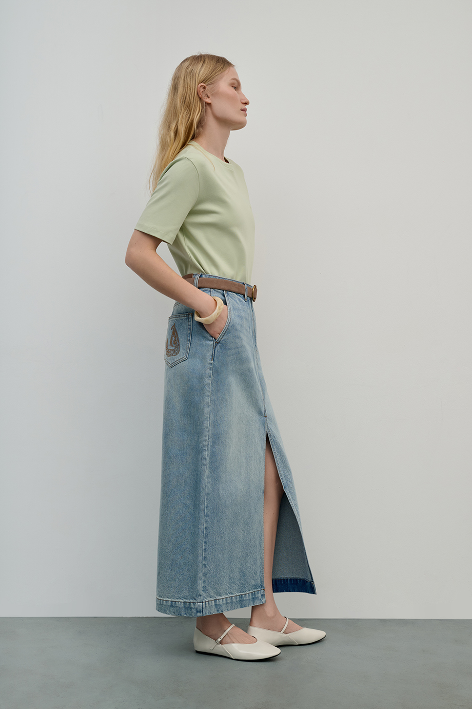 Джинсовая юбка