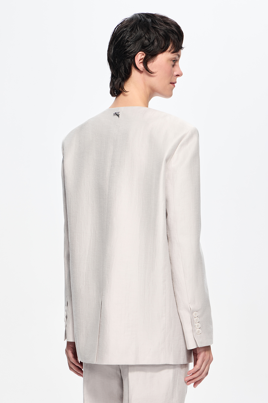 Льняной жакет