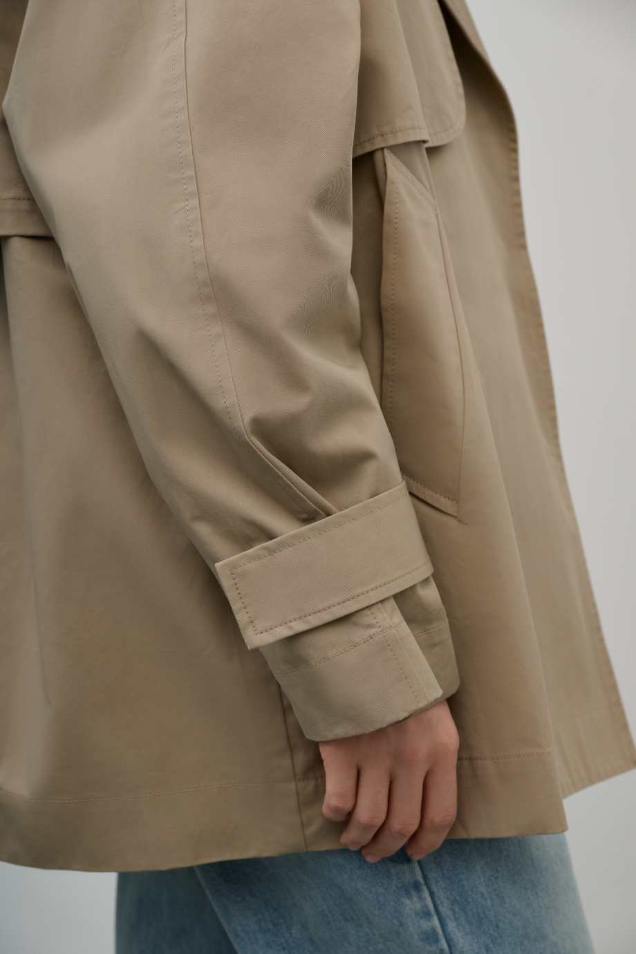 Тренч укороченный