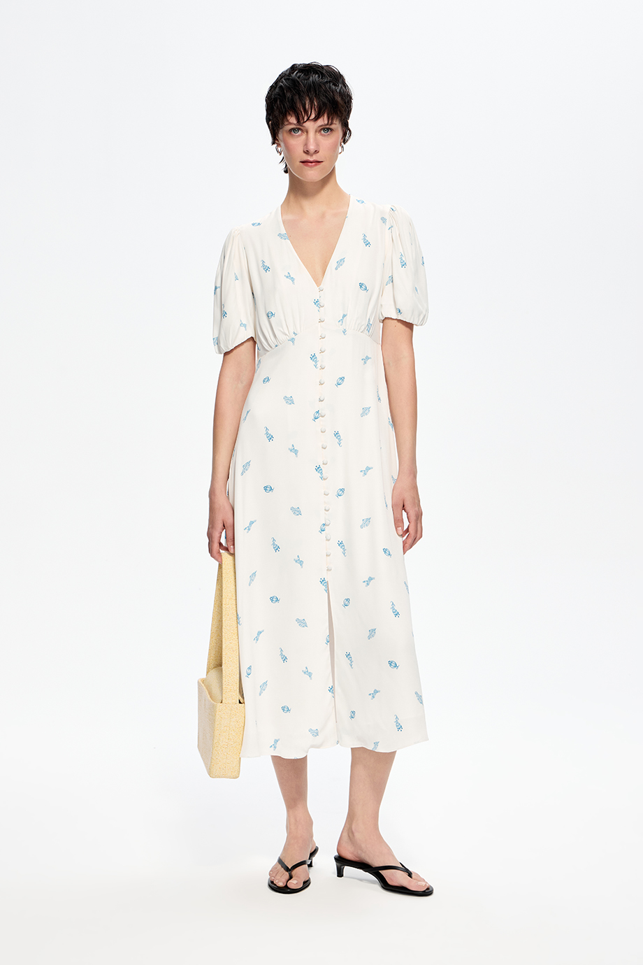 Платье с принтом