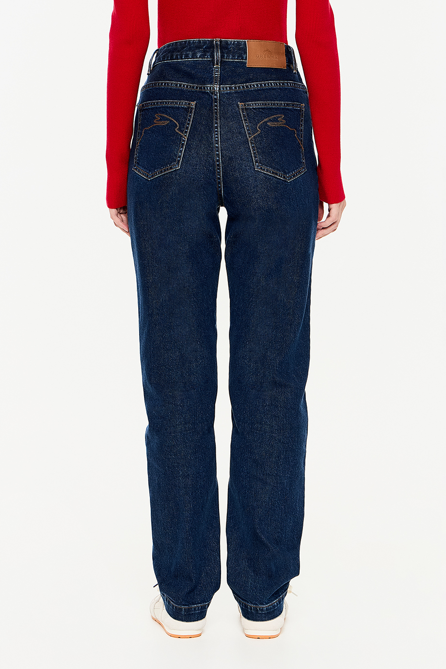 Джинсы прямого кроя