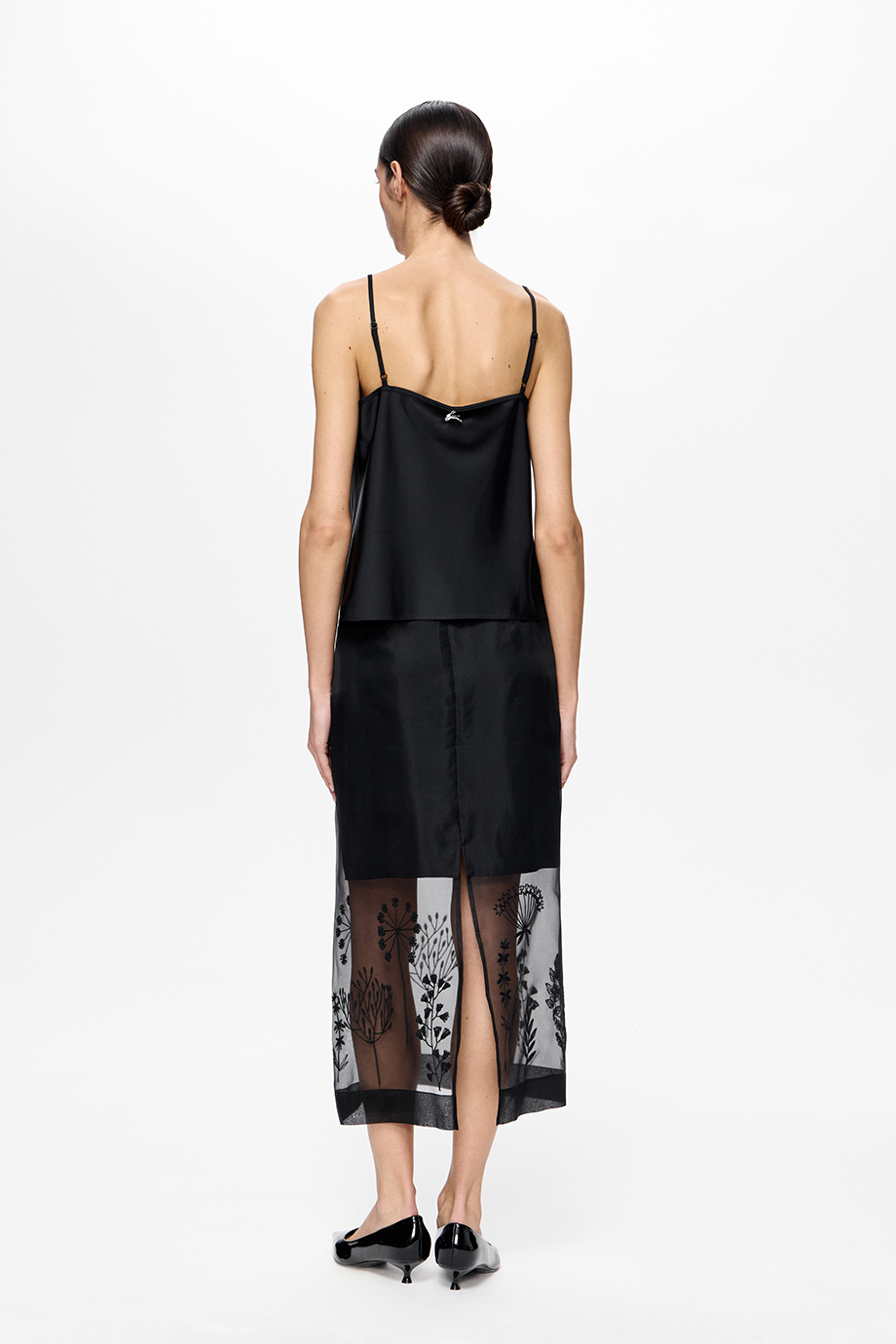 Атласный топ