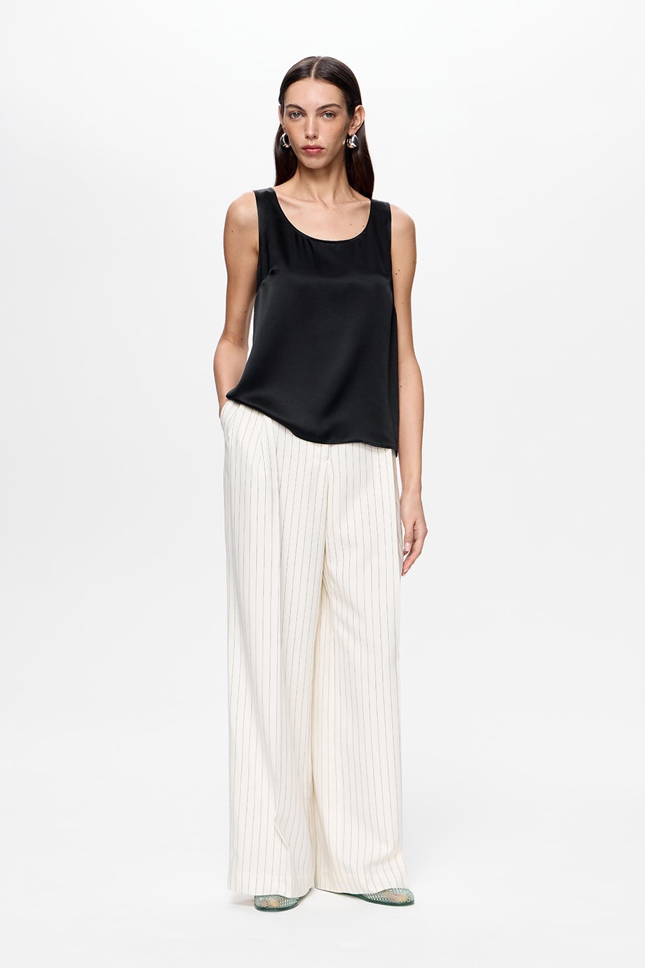 Топ шелковый