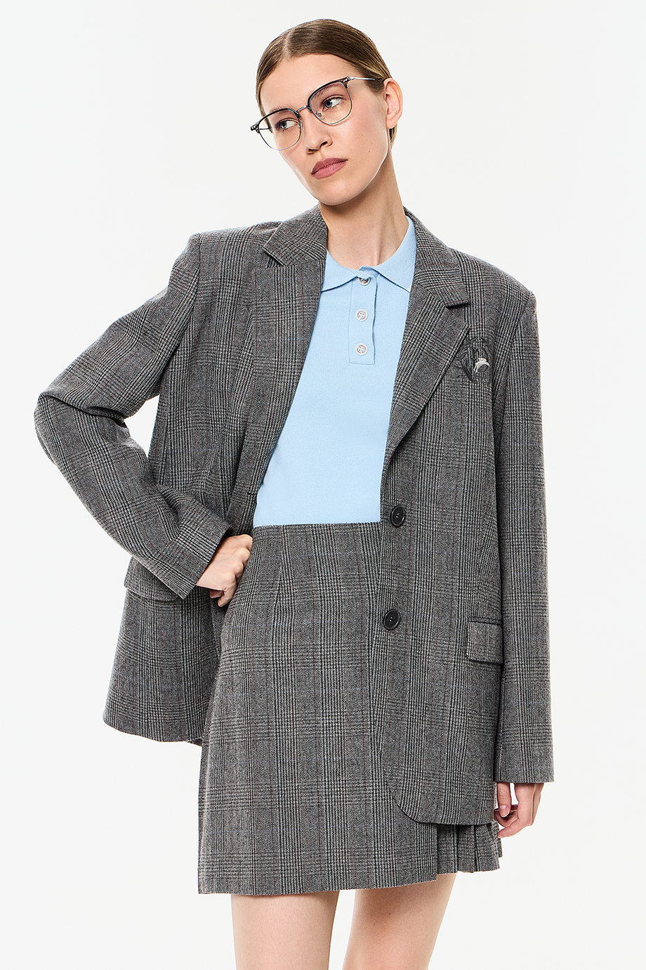 Однобортный жакет