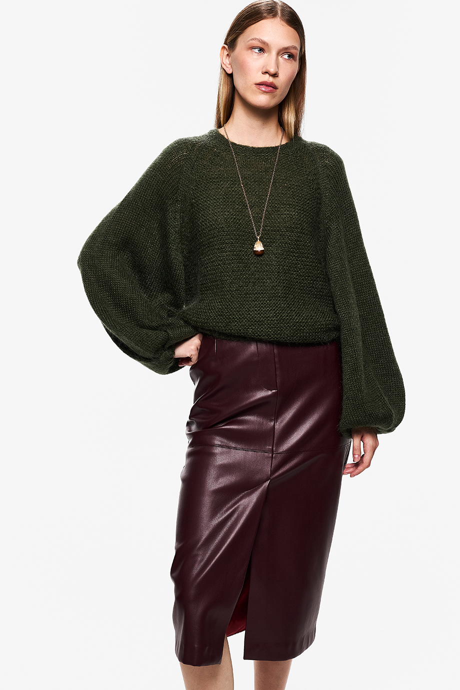 Джемпер из мохера