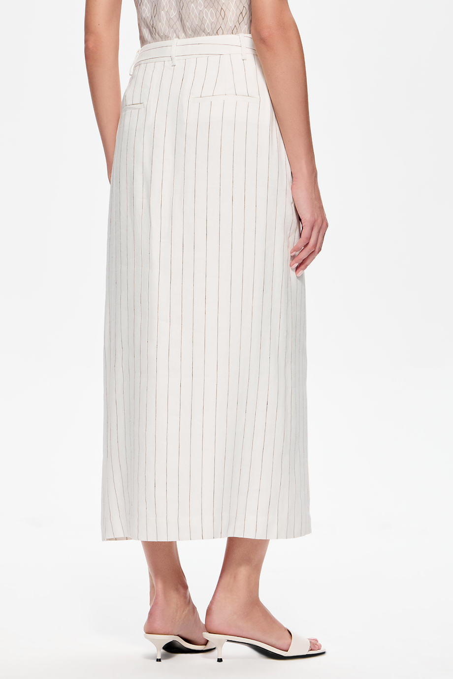 Юбка-миди из конопли