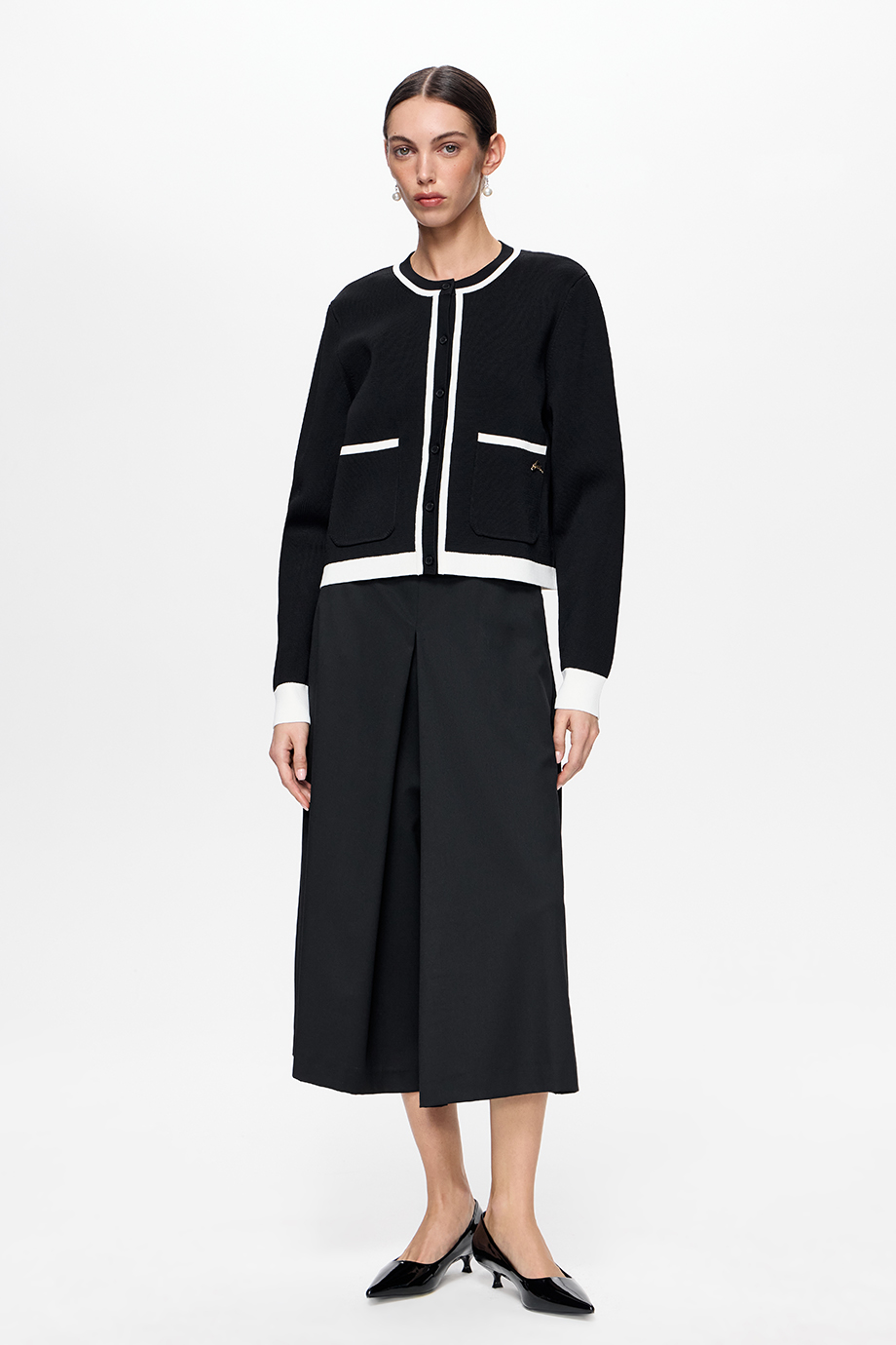 Вязаный кардиган