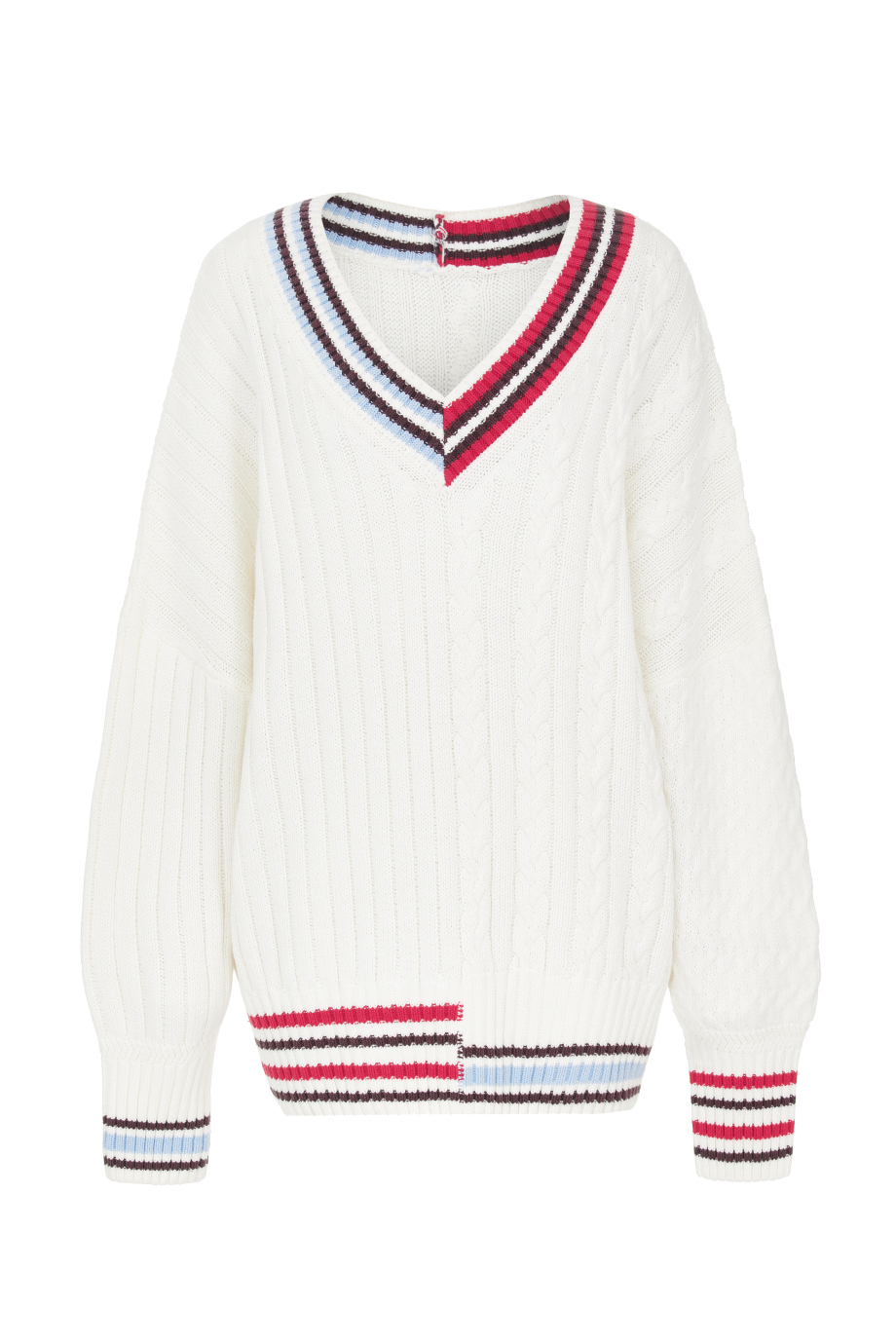 Джемпер с V-вырезом