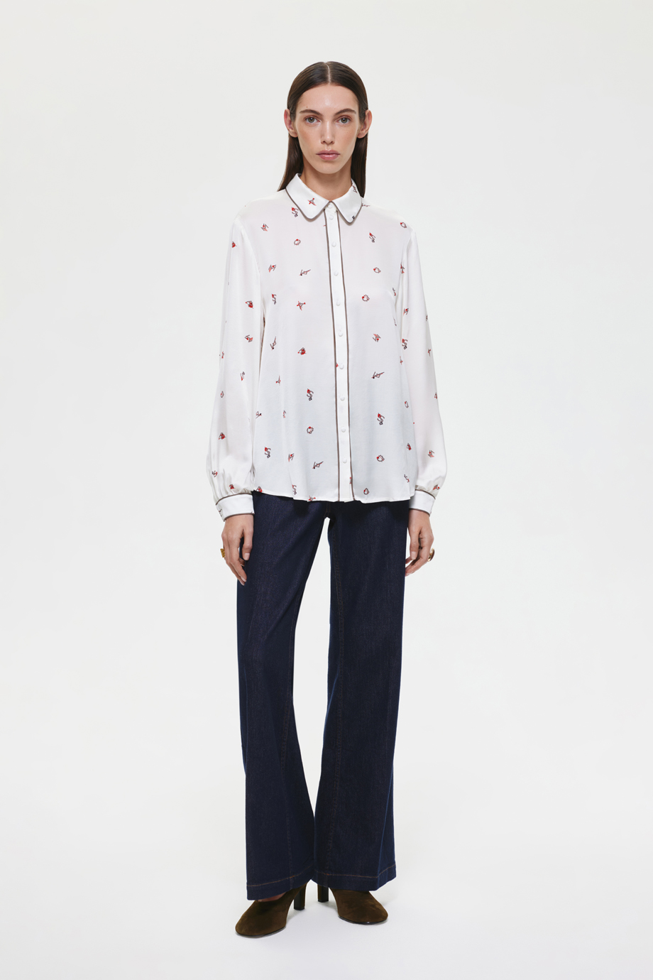 Блузка с принтом