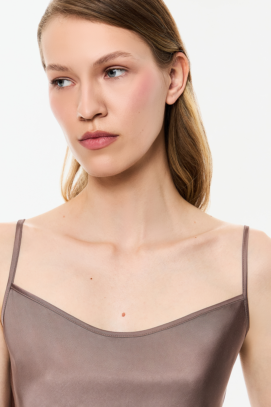 Атласный топ