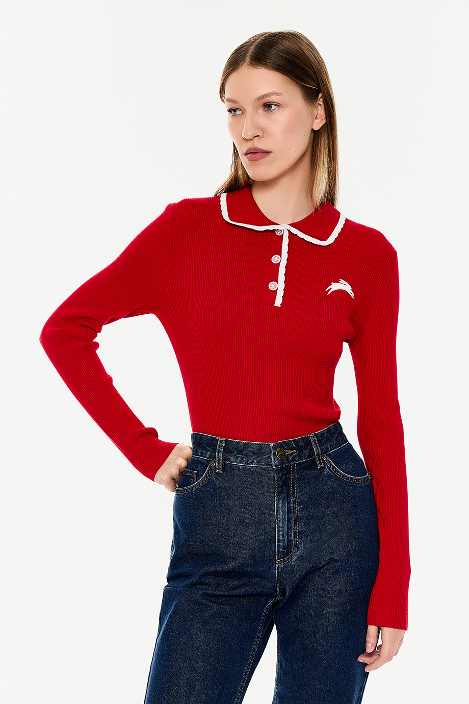 Джинсы прямого кроя