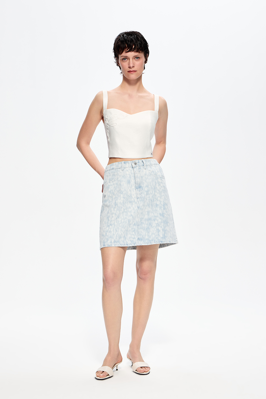 Джинсовая юбка