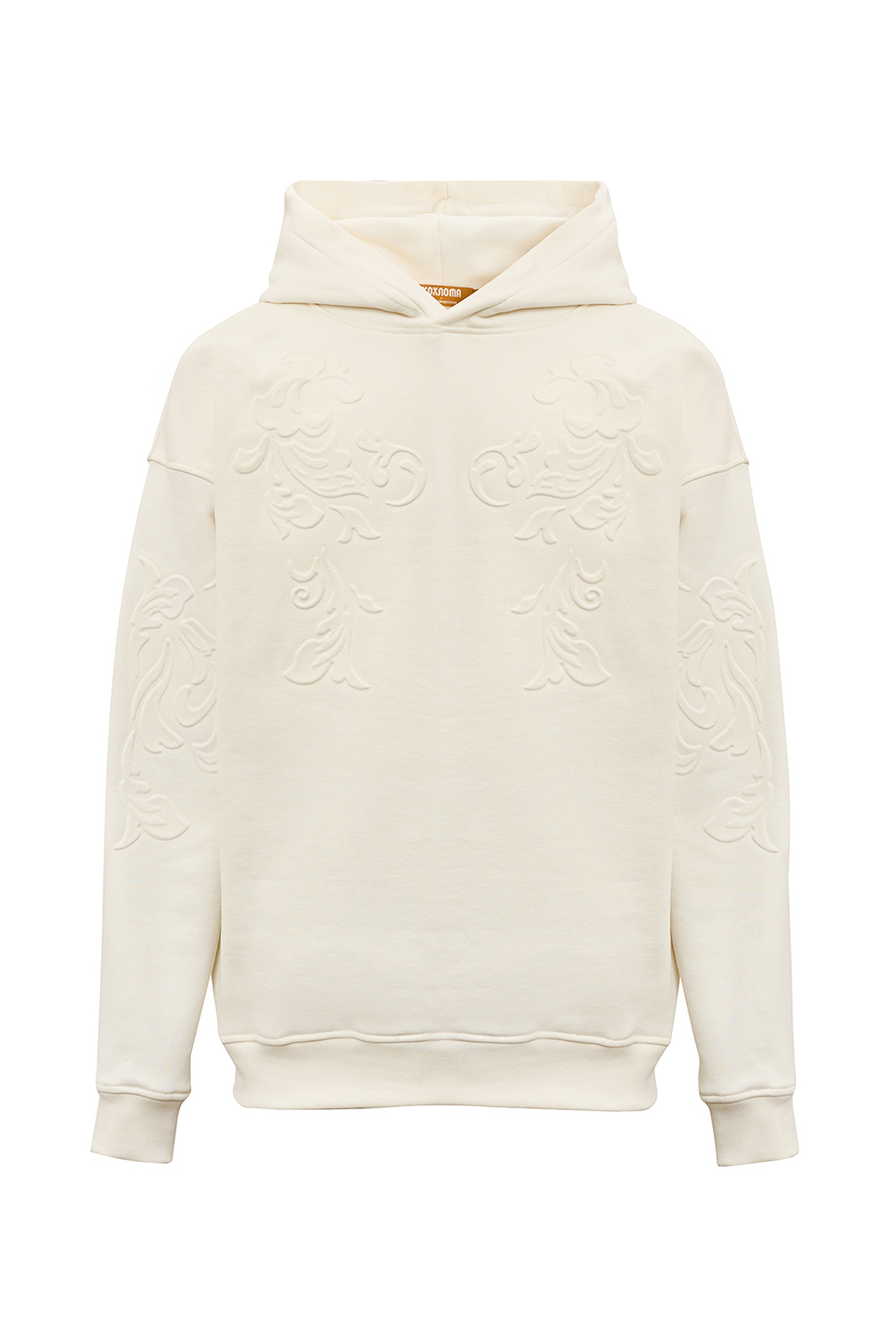 Хлопковое худи с тиснением Хлопковое худи с тиснением