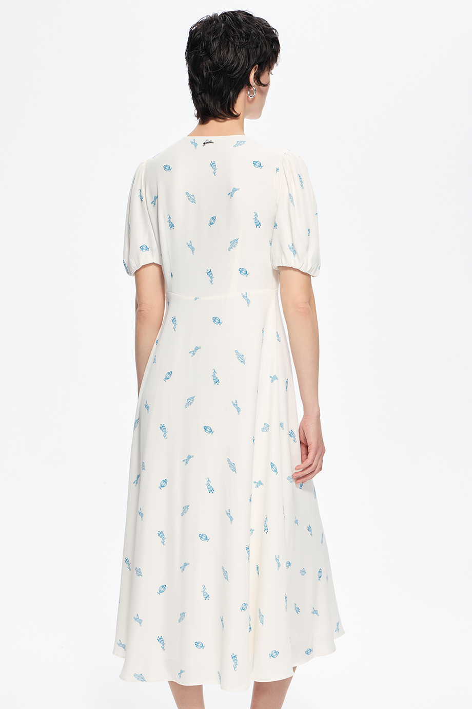 Платье с принтом