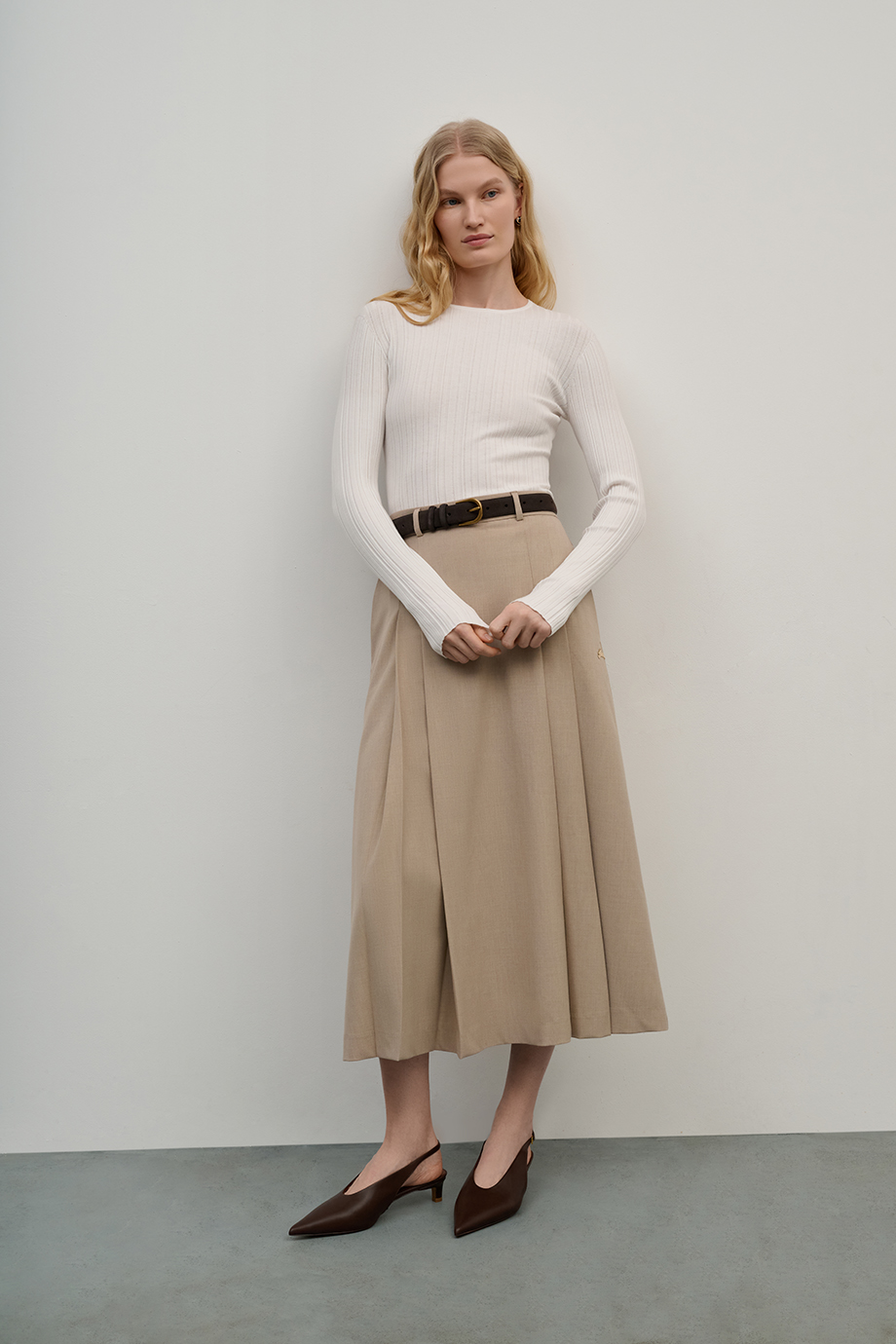 Юбка со складками