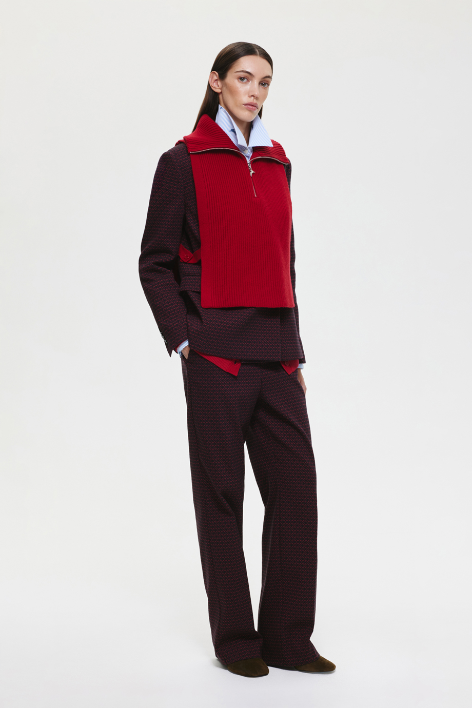 Шерстяная манишка