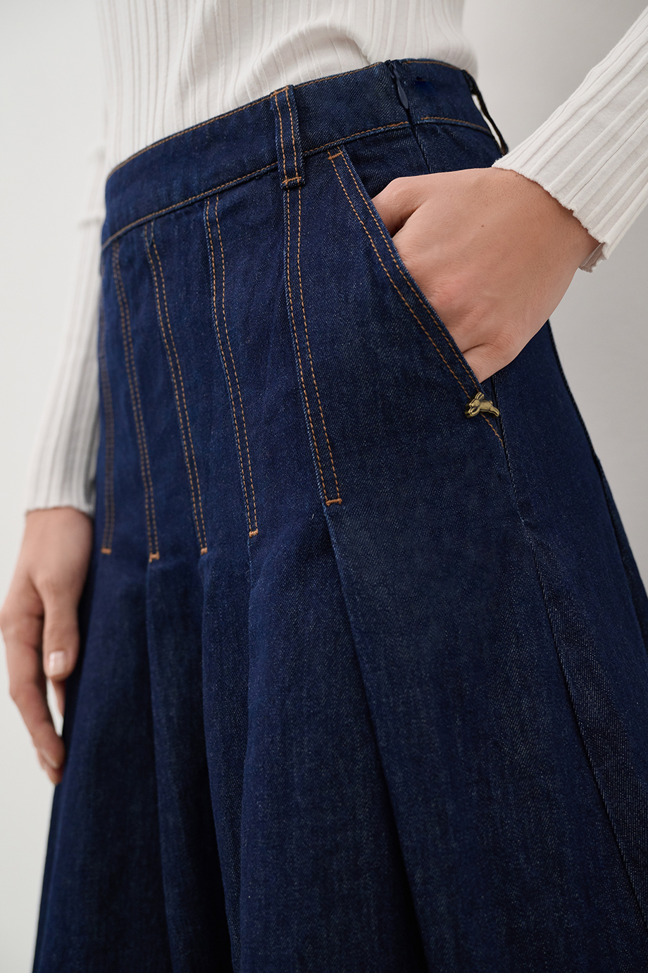 Джинсовая юбка