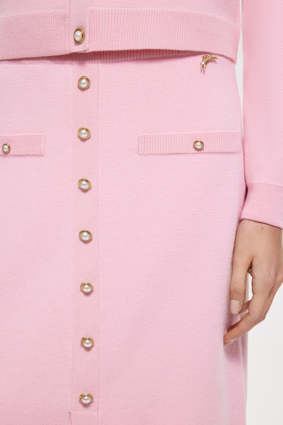 Юбка-карандаш вязаная