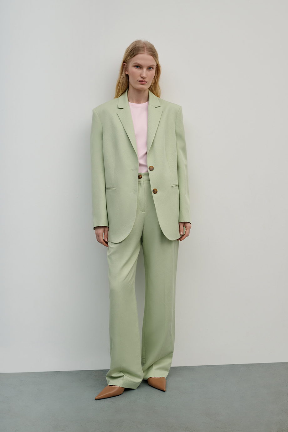 Жакет из смесового льна