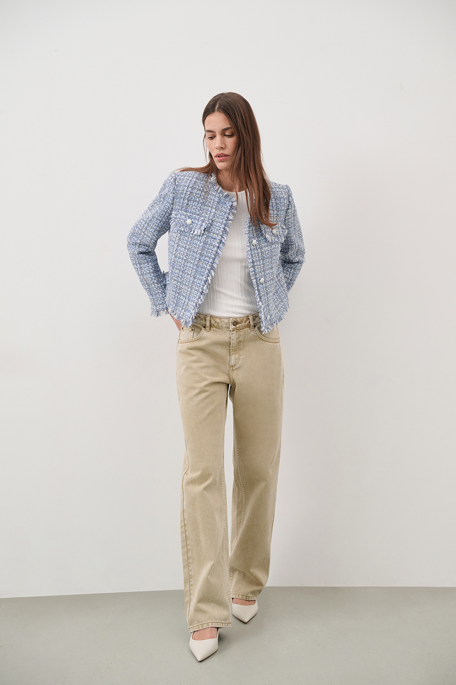 Жакет из твида