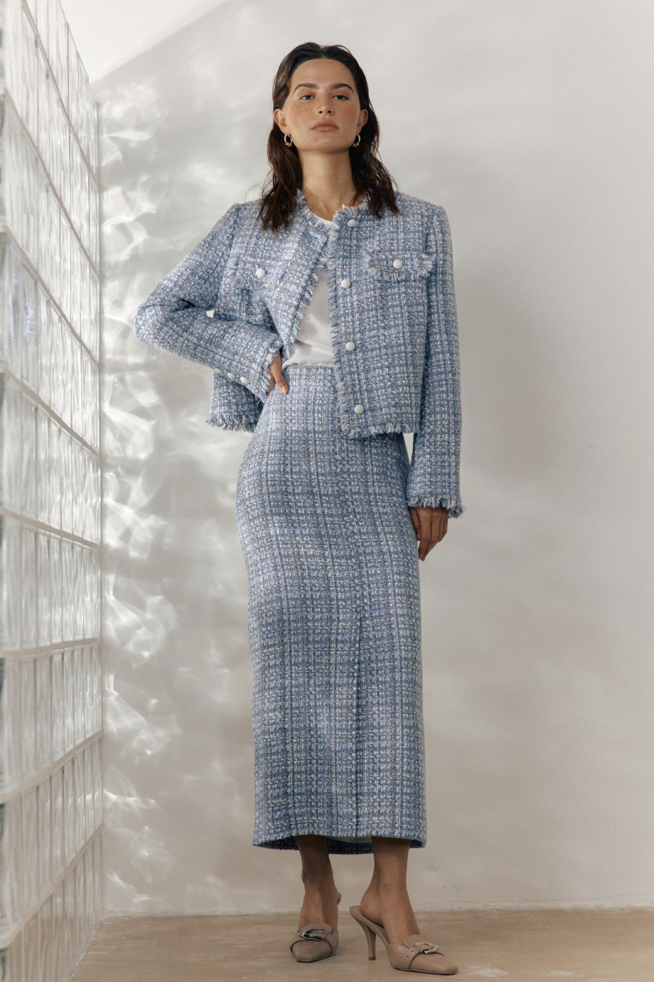 Твидовая юбка