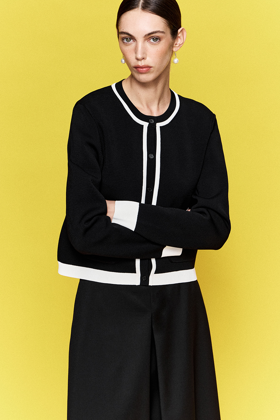 Вязаный кардиган