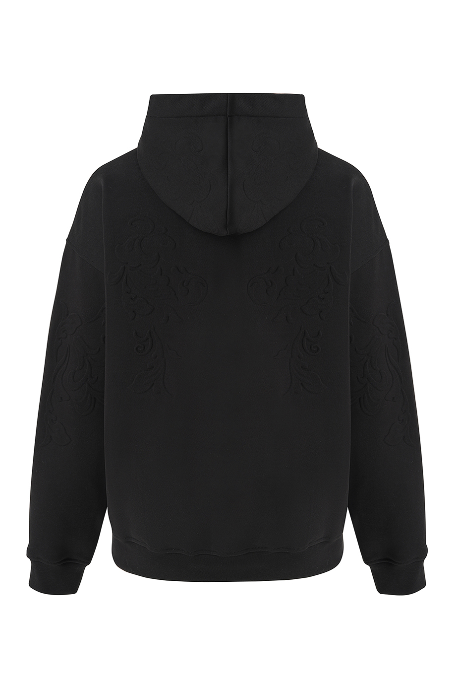 Хлопковое худи с тиснением