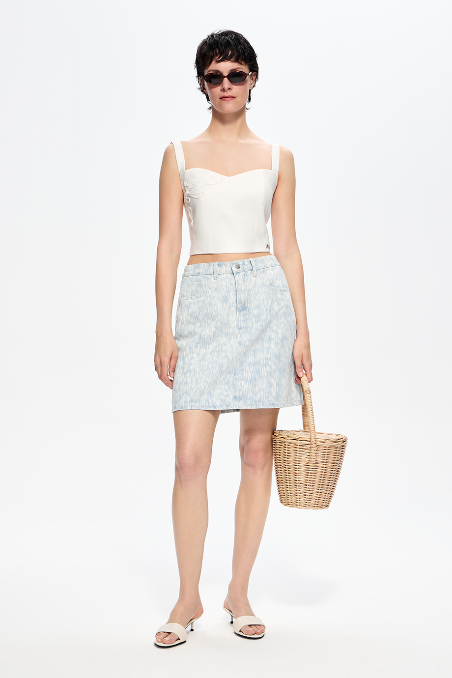 Джинсовая юбка