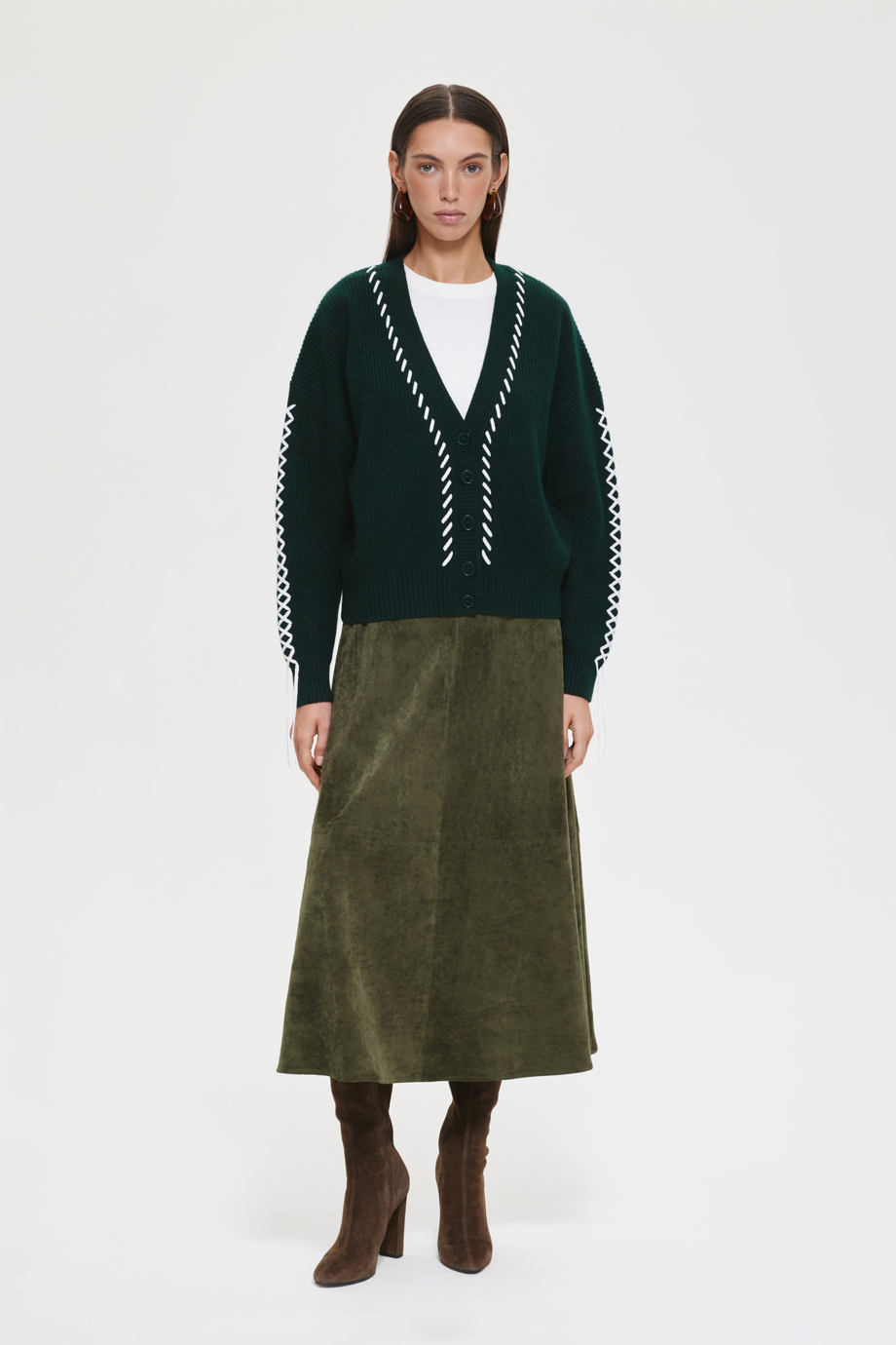 Вязаный кардиган