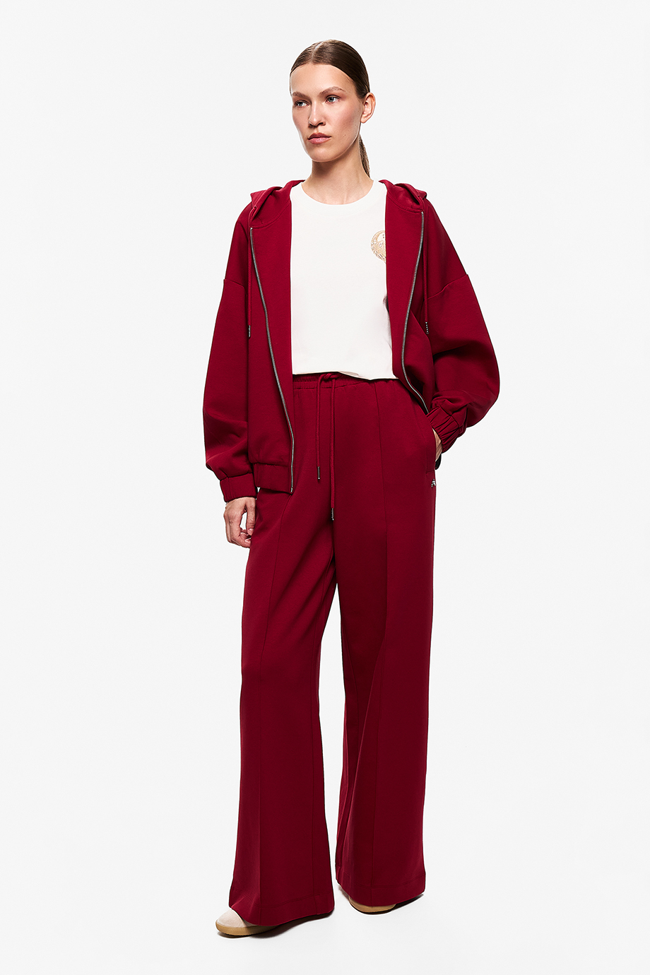 Брюки трикотажные свободные