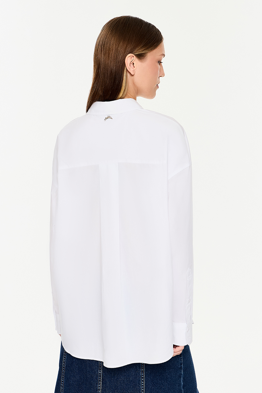 Хлопковая рубашка с вышивкой