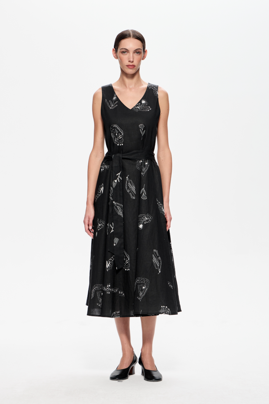 Льняной сарафан