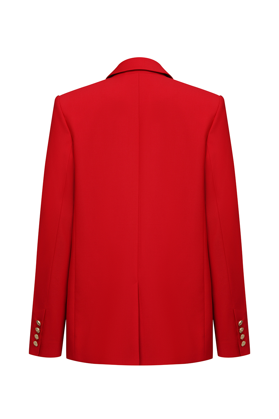 Двубортный жакет из премиальной шерсти