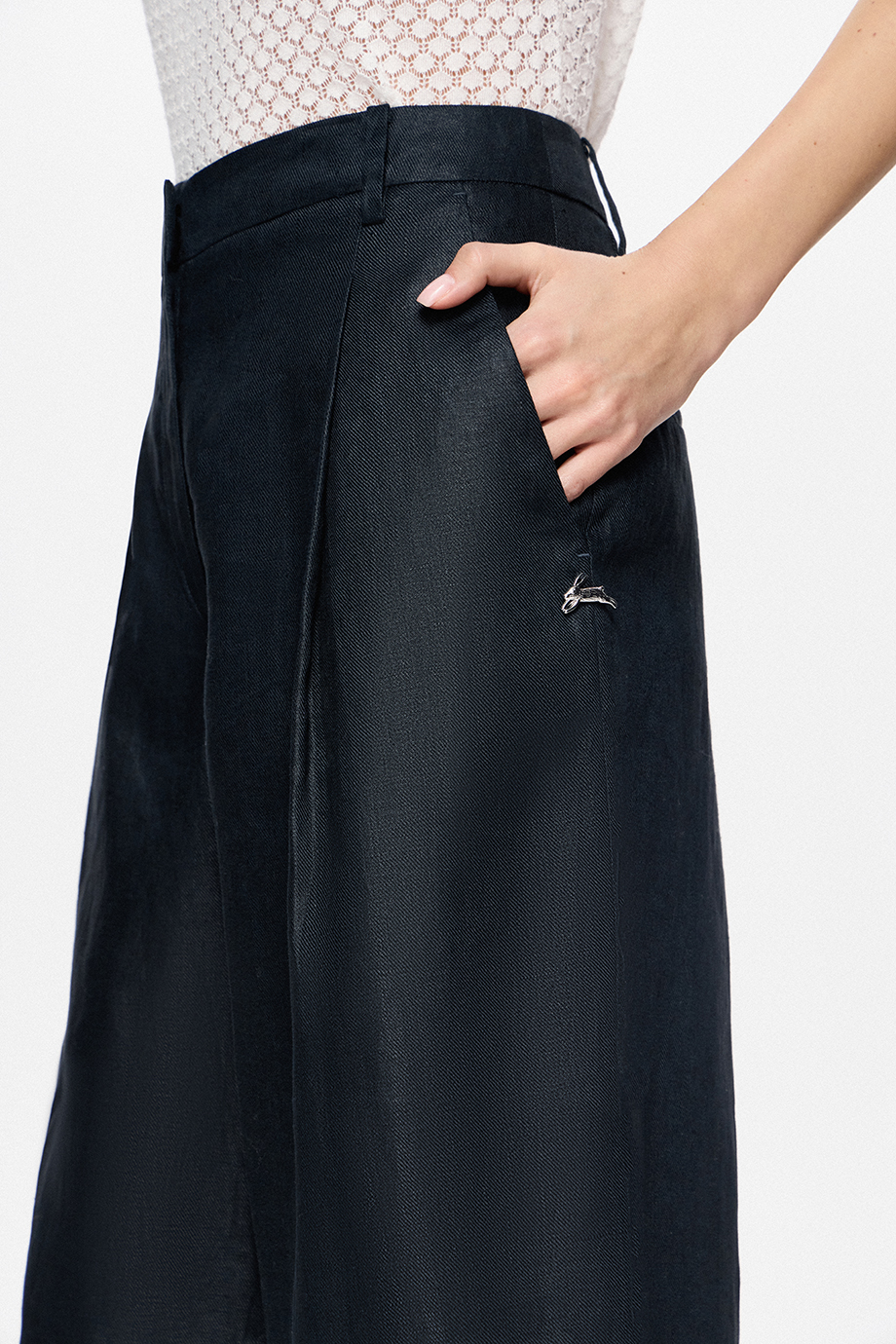 Льняные шорты