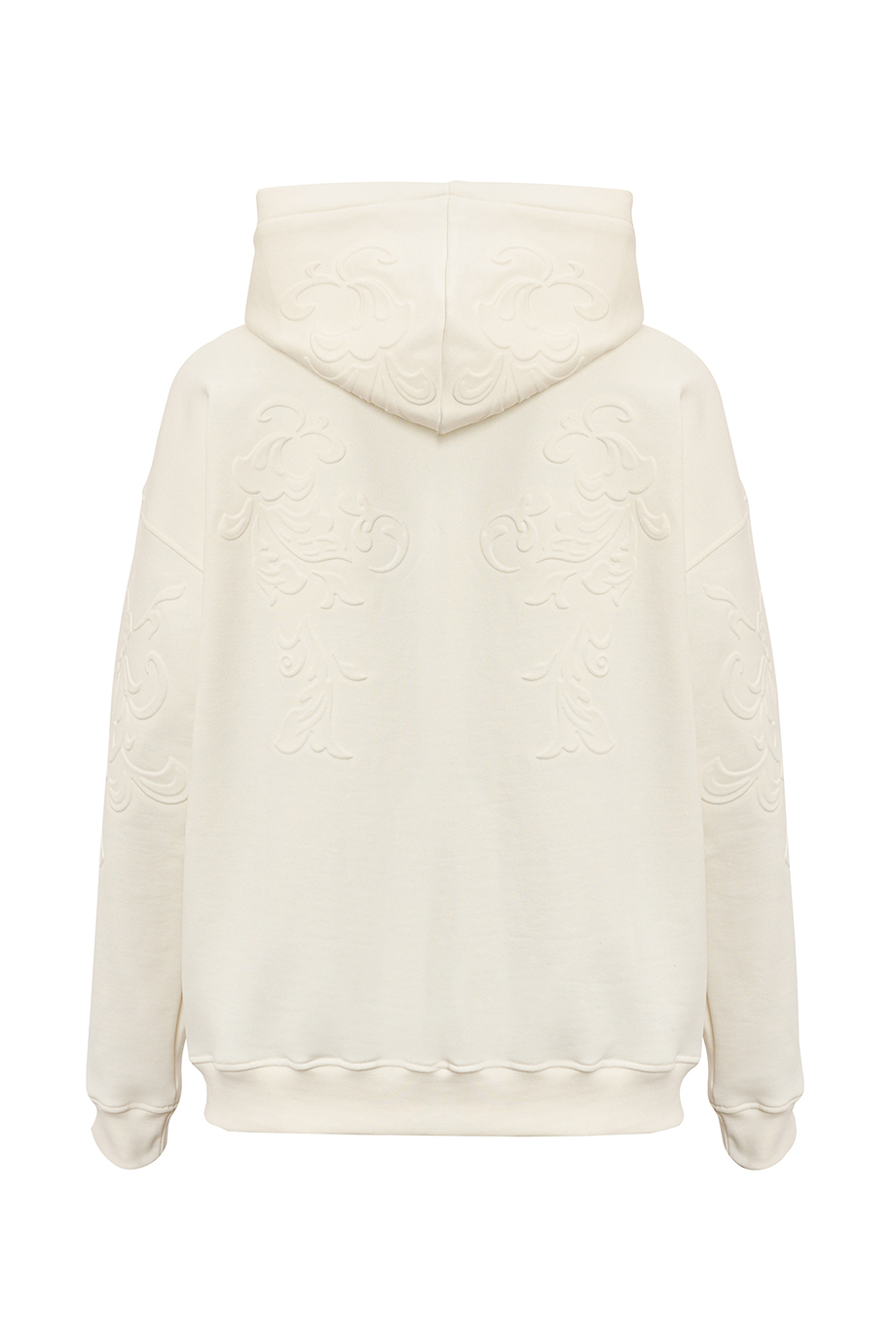 Хлопковое худи с тиснением