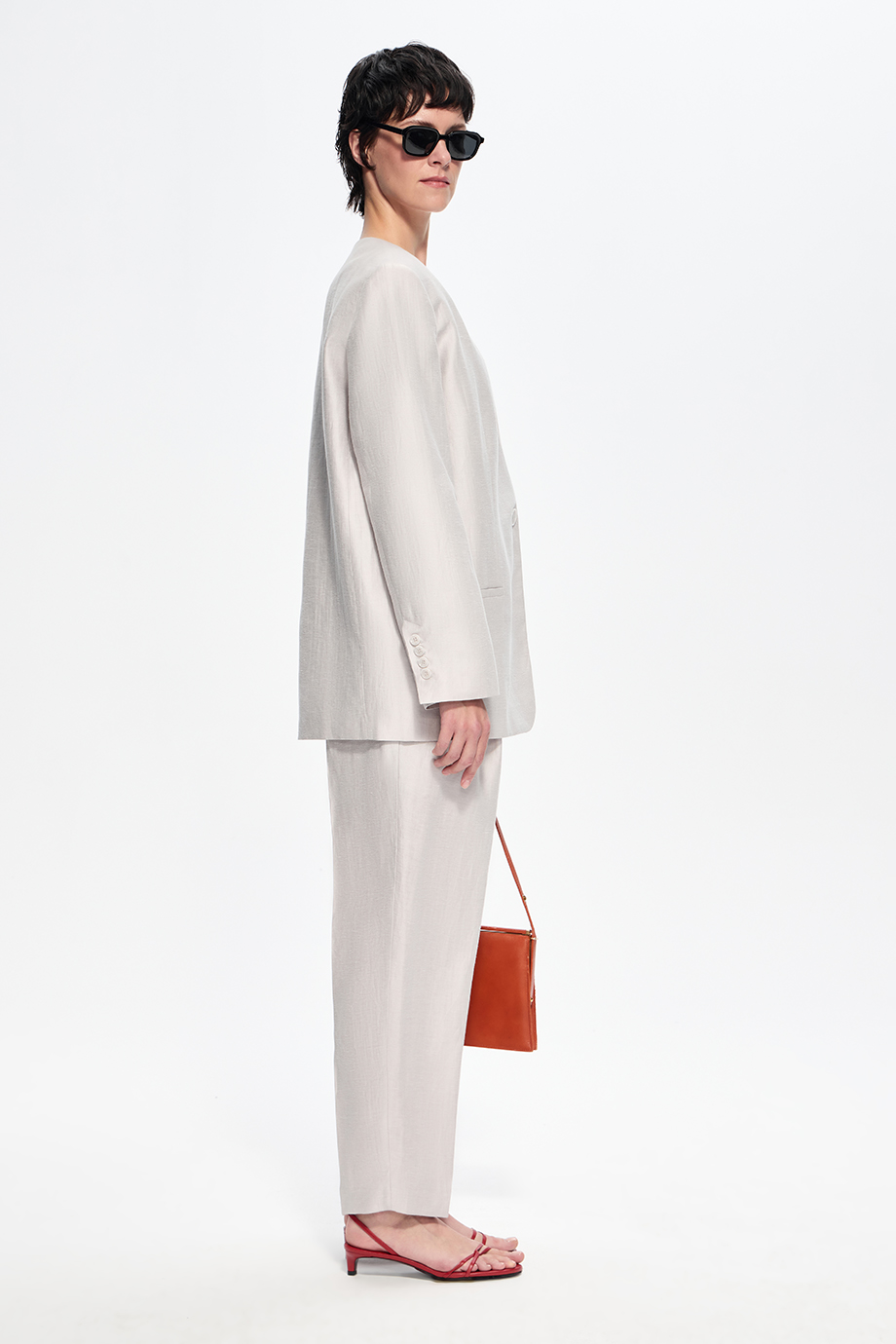 Льняной жакет