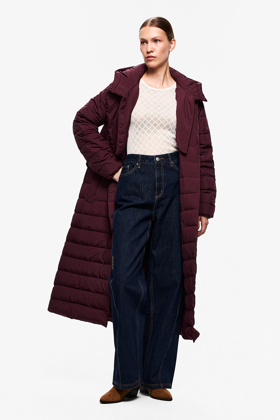 Пуховое пальто