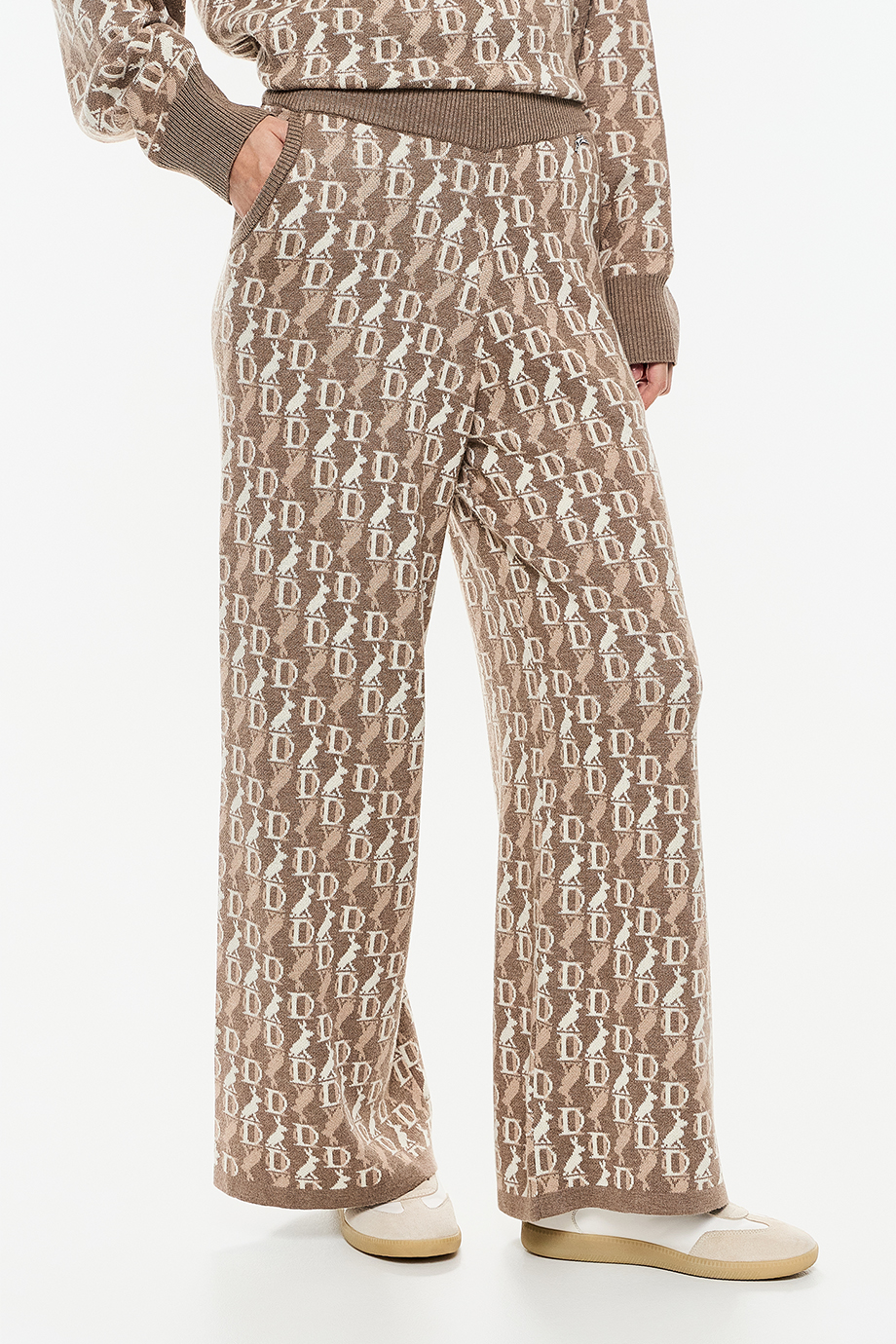 Вязаные брюки