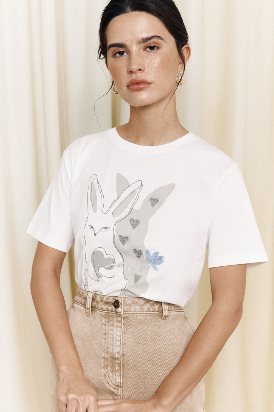 Футболка с принтом